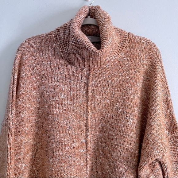 ASOS Chunky Oversized Cowl Neck Dolman Sleeve Fall Colors Long Knit Sweater - Picture 2 of 12